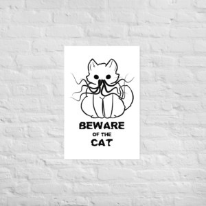 Beware of the Cat: Print Prints beware of the cat
