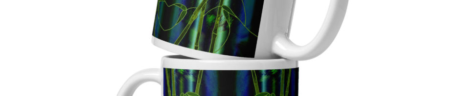 Bamboo: White glossy mug Mugs bamboo