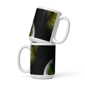 Approaching Conjunction: White glossy mug Mugs approaching conjunction