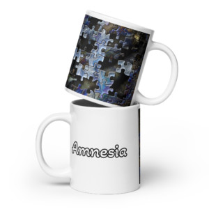Amnesia: White glossy mug Mugs amnesia