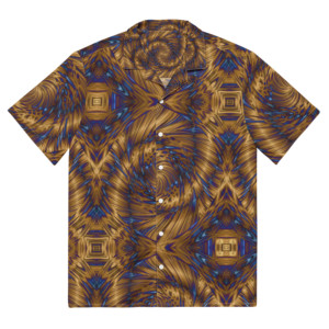 Brocade Spiral: Unisex button shirt Button-Up Shirts brocade spiral