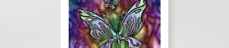 Butterflies 3: Print With Margin Prints butterflies 3