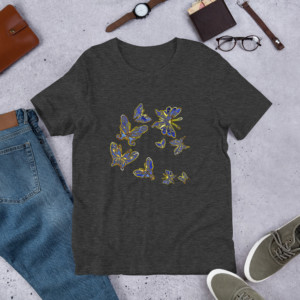 Butterflies 4: Unisex t-shirt Clothing butterflies 4