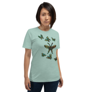 Butterflies 2: Unisex t-shirt Clothing butterflies 2