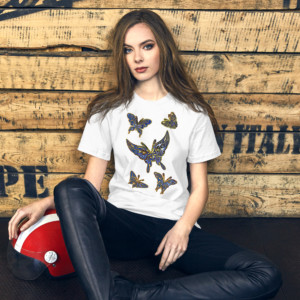 Butterflies: Unisex t-shirt Clothing butterflies