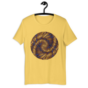 Brocade Spiral: Unisex t-shirt Clothing brocade spiral