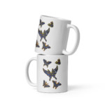 Butterflies: White glossy mug Mugs butterflies