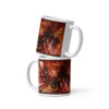 Capsaicin Molecule: White glossy mug