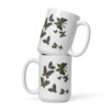Butterflies 4: White glossy mug - Image 2
