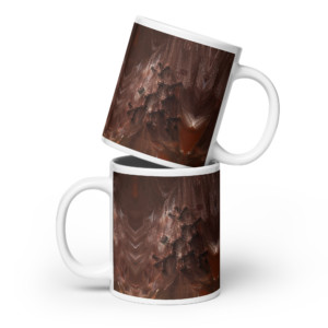 Caffeine Molecule: White glossy mug Mugs caffeine molecule