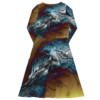 Cold Smoke: All-over print long sleeve midi dress - Image 5