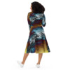 Cold Smoke: All-over print long sleeve midi dress - Image 10
