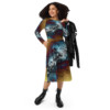 Cold Smoke: All-over print long sleeve midi dress - Image 3