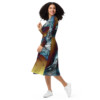 Cold Smoke: All-over print long sleeve midi dress - Image 12