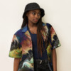 Crack at the Base of the World: Unisex button shirt