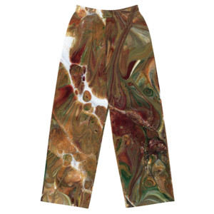 Chaotic Resonance: All-over print unisex wide-leg pants Clothing chaotic resonance