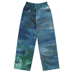 Crosscurrent: All-over print unisex wide-leg pants Clothing crosscurrent