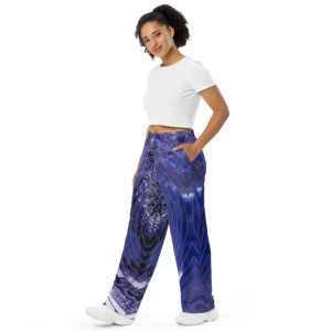 Circumpolar: All-over print unisex wide-leg pants Clothing circumpolar