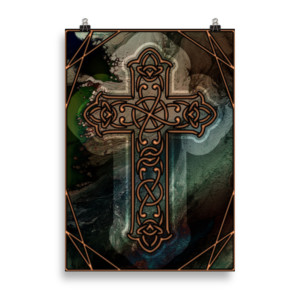 Copper Cross: Print Prints copper cross