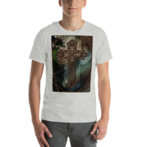 Copper Cross: Unisex t-shirt Clothing copper cross
