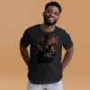Cats Looking at Space: Unisex t-shirt