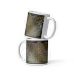 Celtic Inlay: White glossy mug Mugs celtic inlay