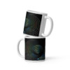 Chameleon's Eye II: White glossy mug
