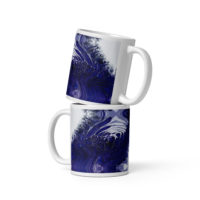 Cosmic Tidepool: White glossy mug Mugs cosmic tidepool