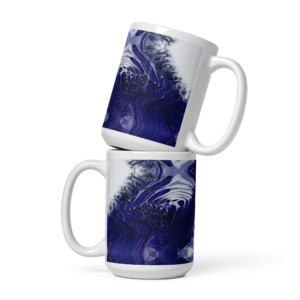 Cosmic Tidepool: White glossy mug Mugs cosmic tidepool
