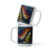 Crack at the Base of the World: White glossy mug - Image 2