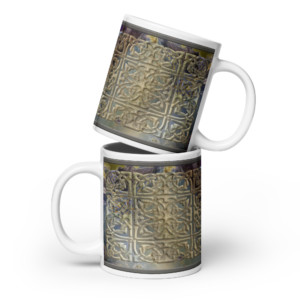 Celtic Inlay: White glossy mug Mugs celtic inlay