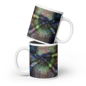 Cosmic Pipeline: White glossy mug Mugs cosmic pipeline