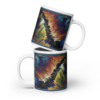 Crack at the Base of the World: White glossy mug - Image 3