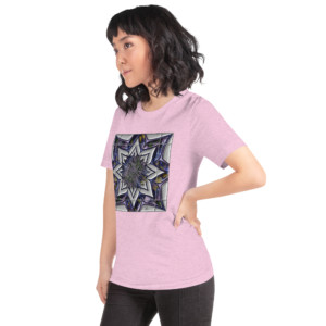 Crystal Flower: Unisex t-shirt Clothing crystal flower