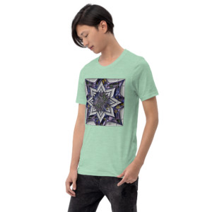Crystal Flower: Unisex t-shirt Clothing crystal flower