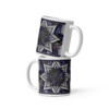 Crystal Flower: White glossy mug