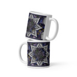 Crystal Flower: White glossy mug Mugs crystal flower