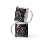 Curling Glass 2: White glossy mug Mugs curling glass 2