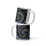 Curling Glass 3: White glossy mug Mugs curling glass 3