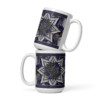 Crystal Flower: White glossy mug - Image 2