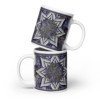 Crystal Flower: White glossy mug - Image 3