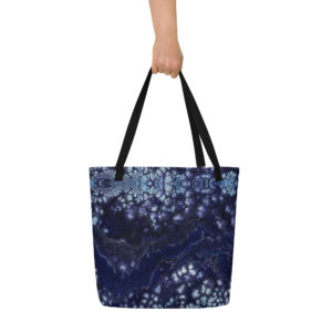 Encroaching Winter: All-Over Print Large Tote Bag Bags encroaching winter