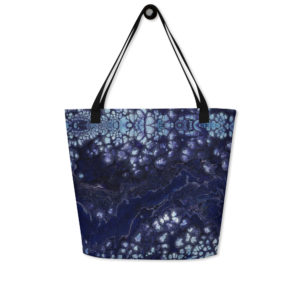 Encroaching Winter: All-Over Print Large Tote Bag Bags encroaching winter