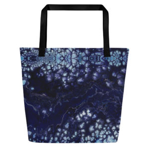 Encroaching Winter: All-Over Print Large Tote Bag Bags encroaching winter