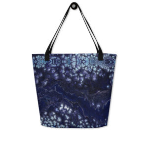 Encroaching Winter: All-Over Print Large Tote Bag Bags encroaching winter