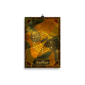 Element 16 – Sulfur: Print Prints element 16 sulfur