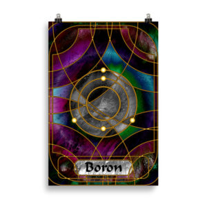 Element 5 – Boron: Print Prints element 5 boron