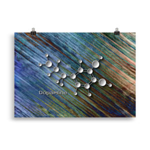 Dopamine Molecule: Print Prints dopamine molecule