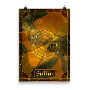 Element 16 – Sulfur: Print Prints element 16 sulfur