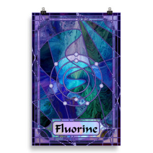 Element 9 – Fluorine: Print Prints element 9 fluorine